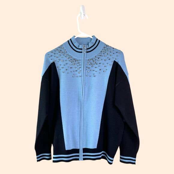Sandro Embellished Knit Cardigan - Picture 1 of 9